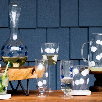 Vietri Drop White Tall Tumbler