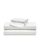 Petite Plume Luxe Sateen Cotton Bed Sheets - White
