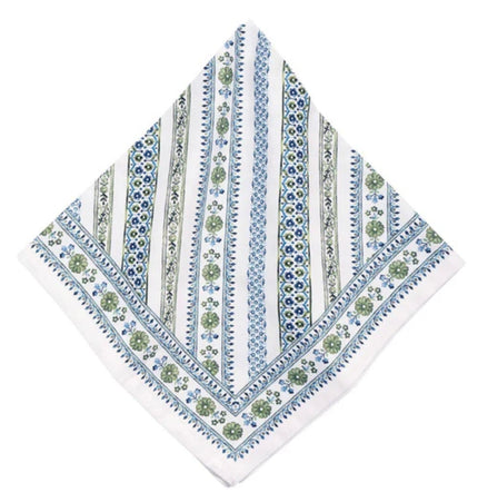 Juliska Villa Seville Stripe Napkin - Green