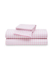 Petite Plume Luxe Premium Cotton Bed Sheets - Pink Gingham