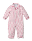 Petite Plume Twill Romper - Red Ticking