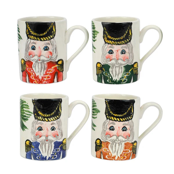 Vietri Nutcrackers Mug - Gold