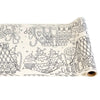 Hester & Cook Gingerbread Coloring Table Runner
