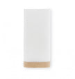 Sferra Filo Tea Towel - White/Almond