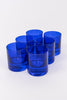 Estelle Colored Rocks Glasses - Royal Blue