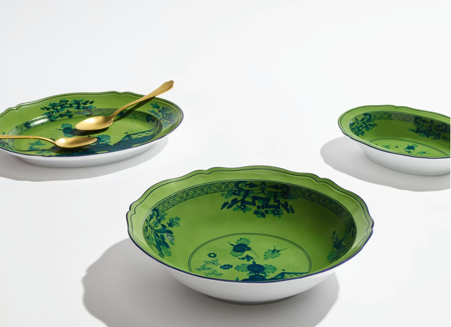 Ginori Oriente Italiano Serving Bowl - Malachite