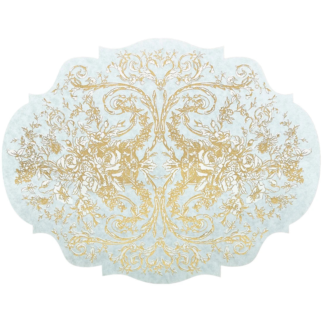 Hester & Cook Die-Cut Gilded Scroll Frame Placemat
