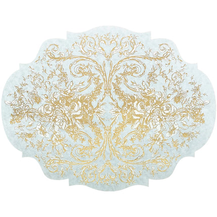 Hester & Cook Die-Cut Gilded Scroll Frame Placemat
