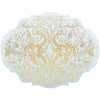 Hester & Cook Die-Cut Gilded Scroll Frame Placemat