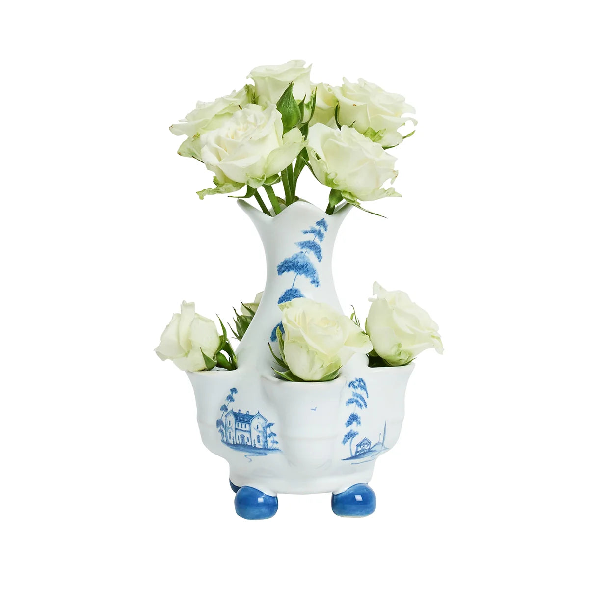 Juliska Country Estate Tulipiere 6” Vase - Delft Blue