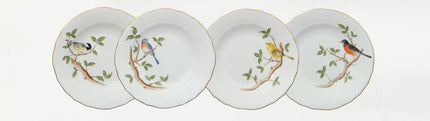 Herend Songbird Dessert Plate - Bluebird