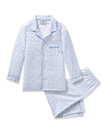 Petite Plume Toddler and Kids Long Set Pajamas - Bluehearts