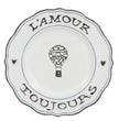 Juliska L’Amour Toujours Dessert/Salad Plate S/4