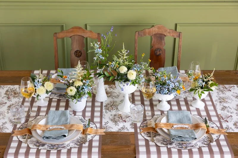 Hester & Cook Harvest Toile Table Runner
