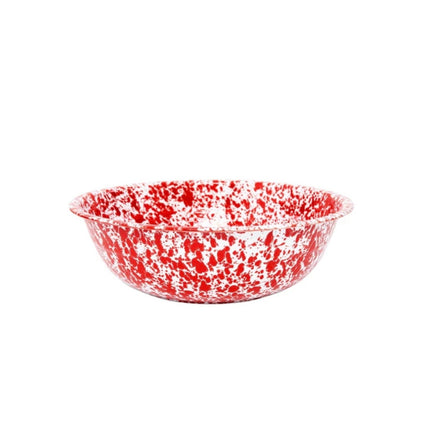 Crow Canyon Splatter Covered Small Basin - Red