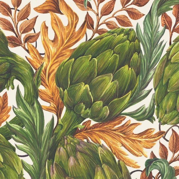 Hester & Cook Autumnal Artichoke Cocktail Napkins