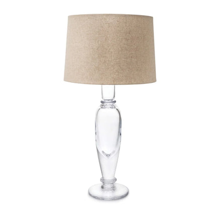 Simon Pearce Linen Barrel Shade - Natural - 13 inch