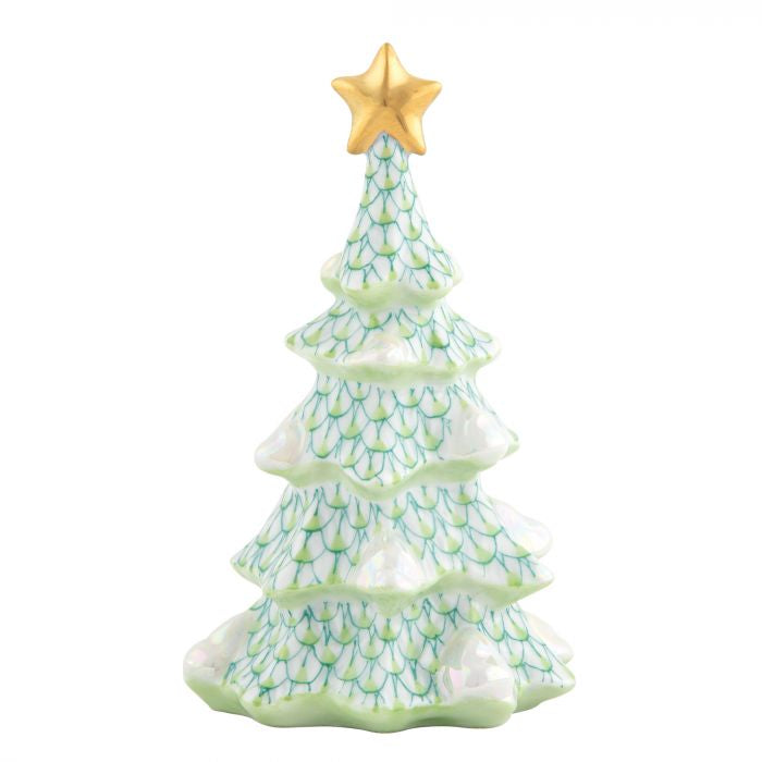 Herend Decorative Simple Christmas Tree - Keylime