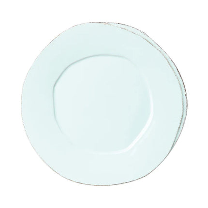 Vietri Lastra Aqua European Dinner Plate