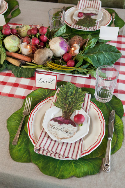 Hester & Cook Die-Cut Cabbage Placemat