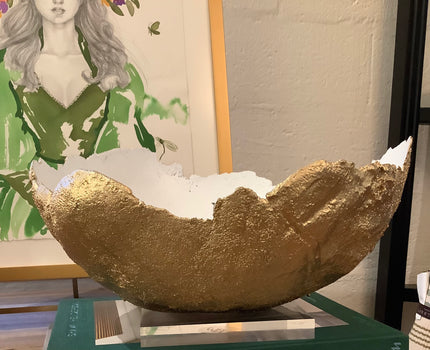 Bella Beton Concrete Bowl - X-Large Gold