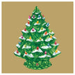 Hester & Cook Vintage Christmas Tree Paper Cocktail Napkins