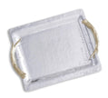 Beatriz Ball WESTERN Antler Emerson Large Tray with Gold Handles