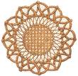 Hester & Cook Die-Cut Rattan Weave Placemat
