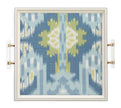 Amanda Carol Kiribati Ikat Square Serving Tray