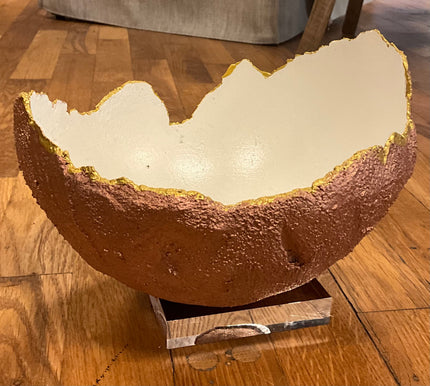 Bella Beton Concrete Bowl - Medium Rose Gold