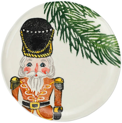 Vietri Nutcracker Salad Plate - Gold