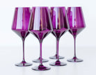 Estelle Colored Wine Glasses - Amethyst