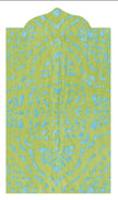 Caspari Annika Green Paper Linen Dinner Napkins
