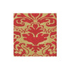Caspari Palazzo Red Paper Linen Cocktail Napkins