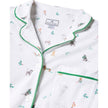 Petite Plume Women’s Long Pima Pajama Set - Jingle Paws