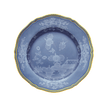Ginori Oriente Italiano Flat Dessert Plate - Pervinca