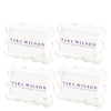 Tara Designs Acrylic Scalloped Place Card Holders (Set of 4)