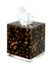 Tara Wilson Tortoise Acrylic Tissue Box