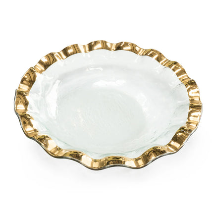 annieglass Ruffle Large Salad Bowl