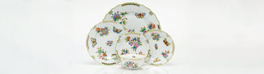 Herend Queen Victoria Dinner Plate - Green