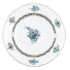 Herend Chinese Bouquet Salad Plate - Turquoise & Platinum