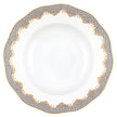 Herend Fishscale Rim Soup Plate - Gray