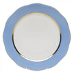 Herend Silk Ribbon Charger - Cornflower