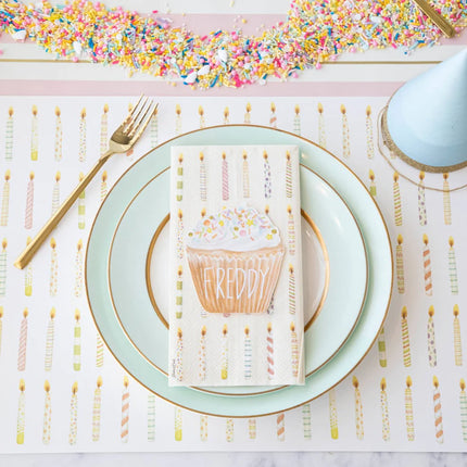 Hester & Cook Birthday Candles Paper Placemat