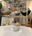 Bella Beton Concrete Bowl - Mini White/Gold