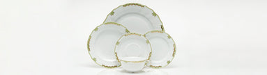 Herend Princess Victoria Dessert Plate - Green