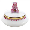 Herend Decorative First Curl Box - Raspberry
