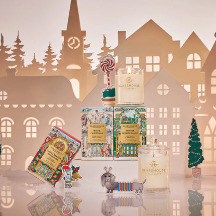 Glasshouse Holiday Mini Candle Trio