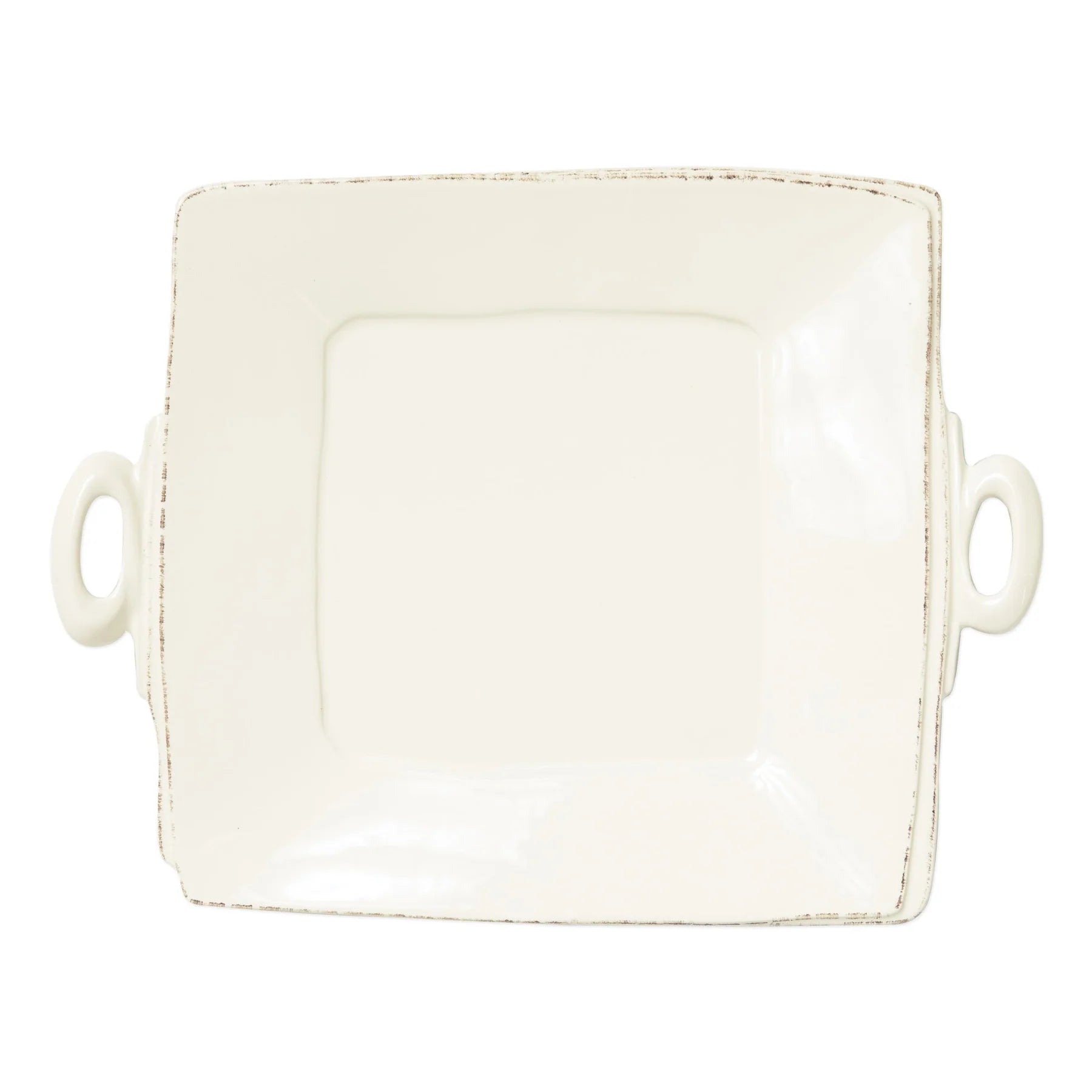 Vietri Lastra Square Handled Platter