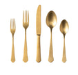 Costa Nova Prado Flatware Set - Gold